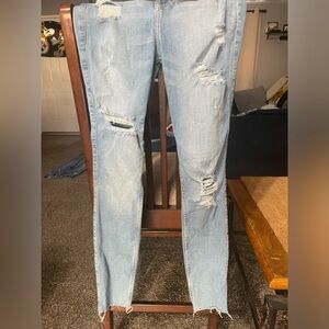 5R girls hollister jeans
